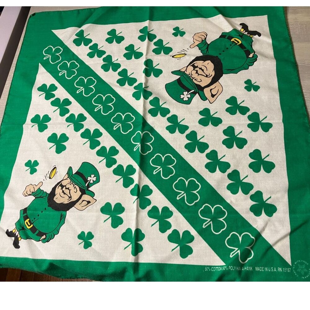 vintage Leprechaun bandanna